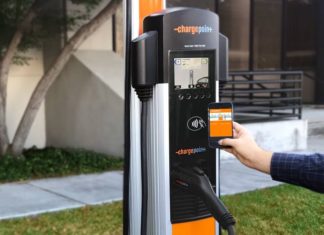 Сеть зарядок ChargePoint скоро станет публичной