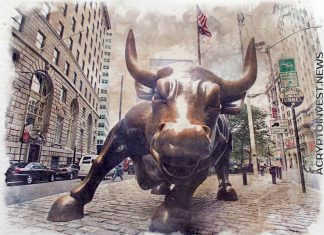 Акции на рекордно высоком уровне, доллар под давлением