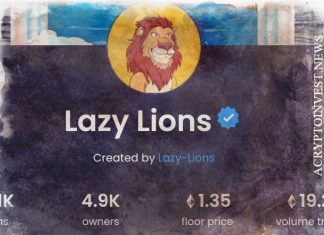 Проект NFT, Lazy Lions, достиг отметки $100 млн Lazy Lions