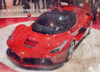 Ferrari будет принимать криптовалютные платежи в США Ferrari
